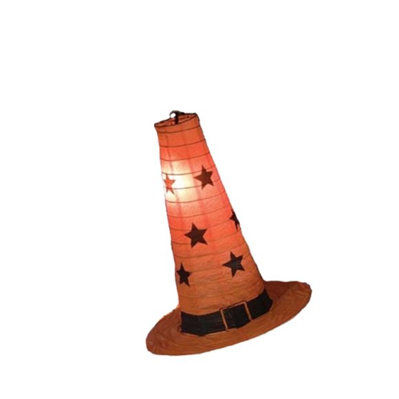 Bethany Lowe Witch's Hat Lantern - Paper Halloween Party Lantern